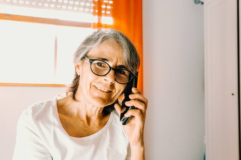 Most people call after dinner, when the day is done.
