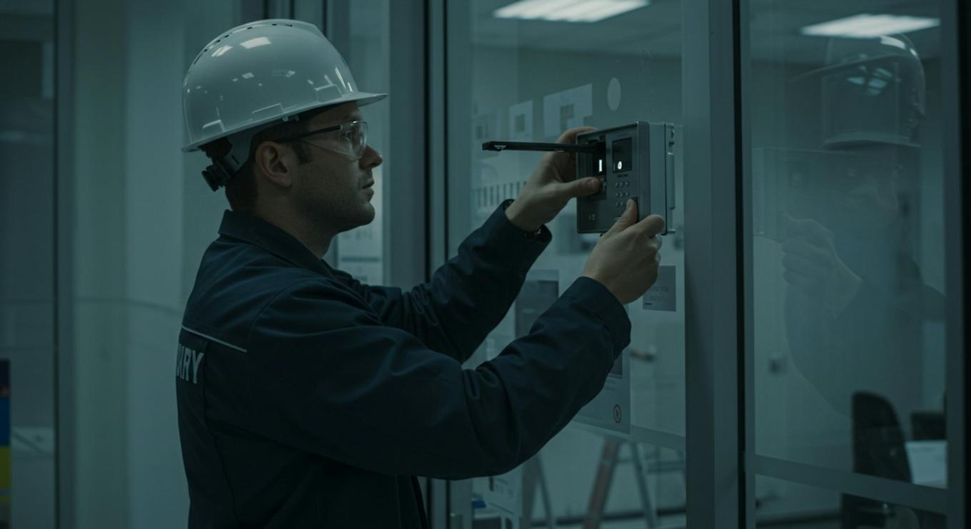 Hvac tech at work